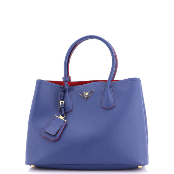 Prada Large Cuir Double Tote Saffiano Leather - Picture 1 of 5